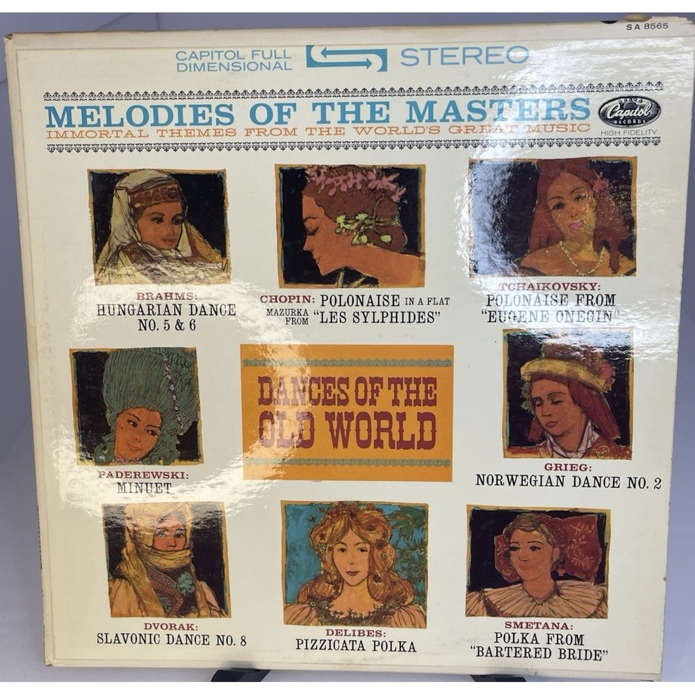 Capitol Melodies of the Masters Vol III Dances Old World Stereo LP SA 8565 Vinyl